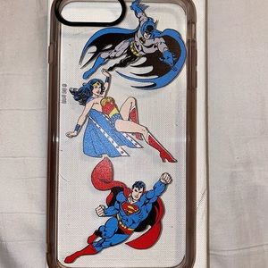 iPhone 8 Plus DC Comics Clear Case